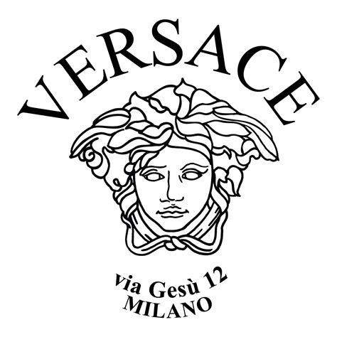 versace spa logo|Versace head logo.